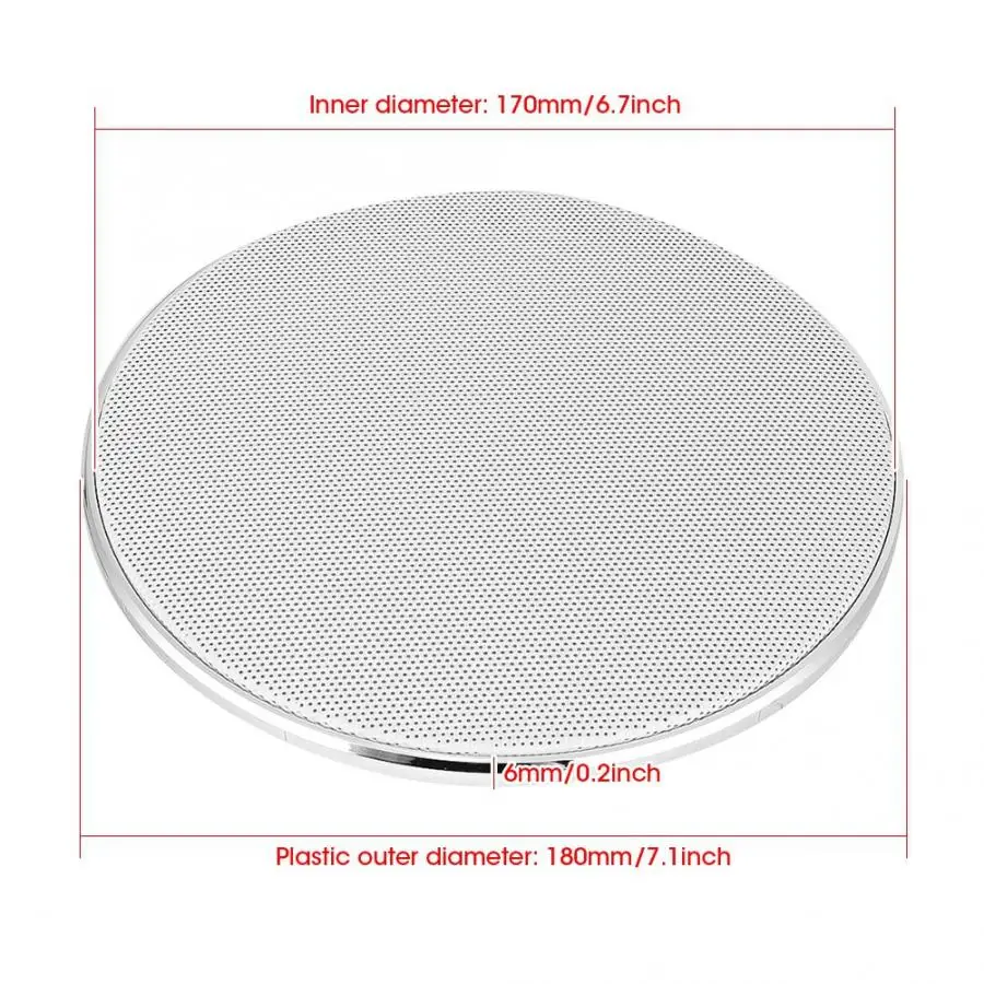 Senyar Car Accessories 6.5 Inch Metal Car Speaker Net Cover Mesh Enclosure for Cars Modification 2PCS Senyar Car Accessories 6.5 Inch Metal Car Speaker Net Cover Mesh Enclosure for Cars Modification 2PCS