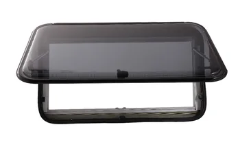 

500x350mm 19.7x13.8Inch Frameless Acrylic Glass Window Ventilation Hatch RV Caravan Motorhome MG17RW-FW