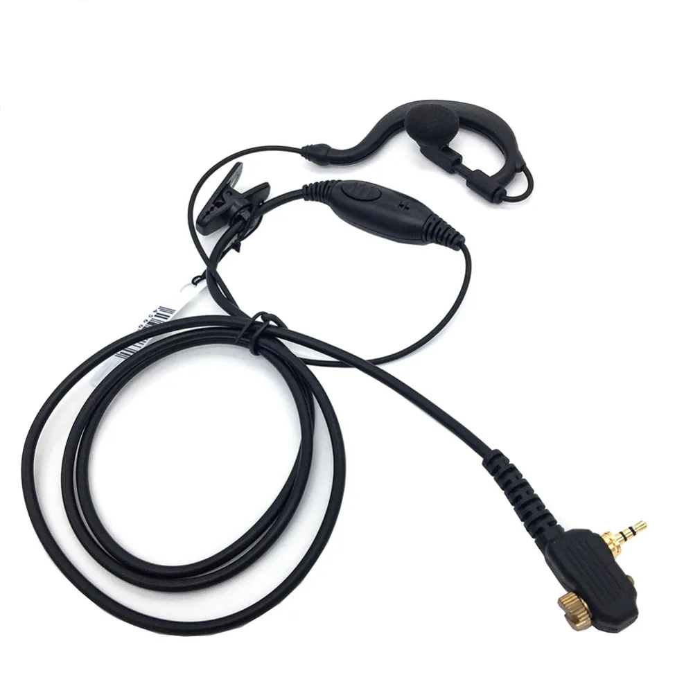 G Shape Police Earpiece Mic Ear Hook 2way Radio Earphone Headset with PTT for Motorola MTH600 MTH650 MTH800 MTH850 MTP850 MTS850 |