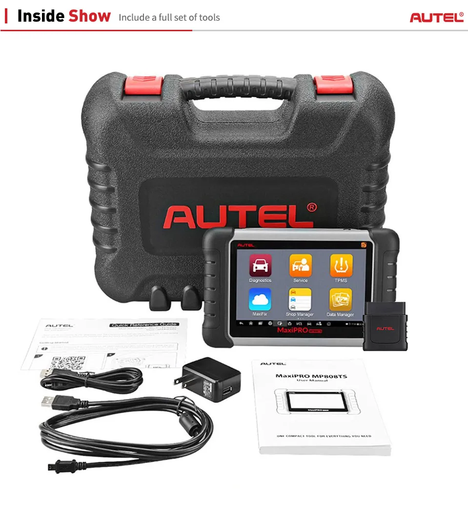 Autel MaxiPRO MP808TS профессиональный автомобильный диагностический инструмент сканер TPMS сброс масла EPB BMS SAS DPF IMMO равный DS808+ TS601