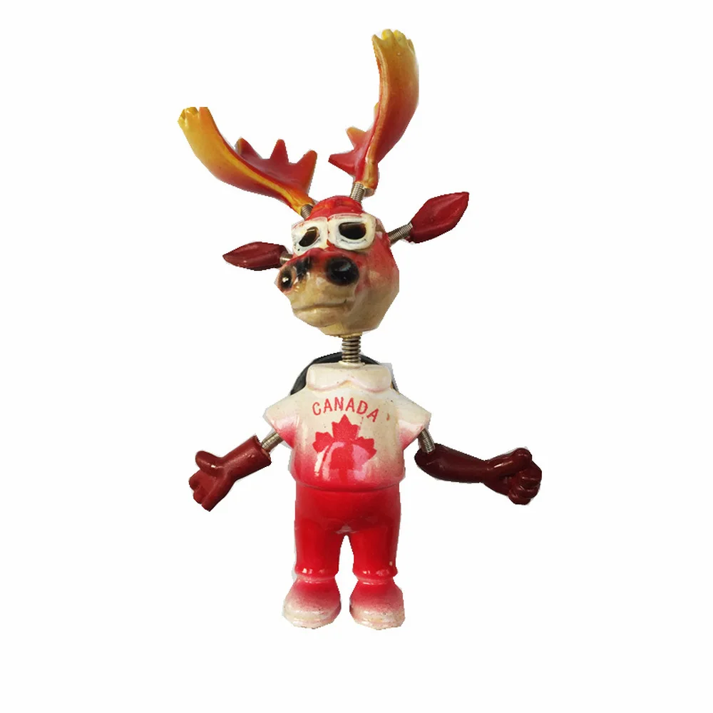

BABELEMI Creative Cute Canada Animal Spring Elk Fridge Magnet Souvenirs Refrigerator Magnets Stickers Gift for Kids Home Decor