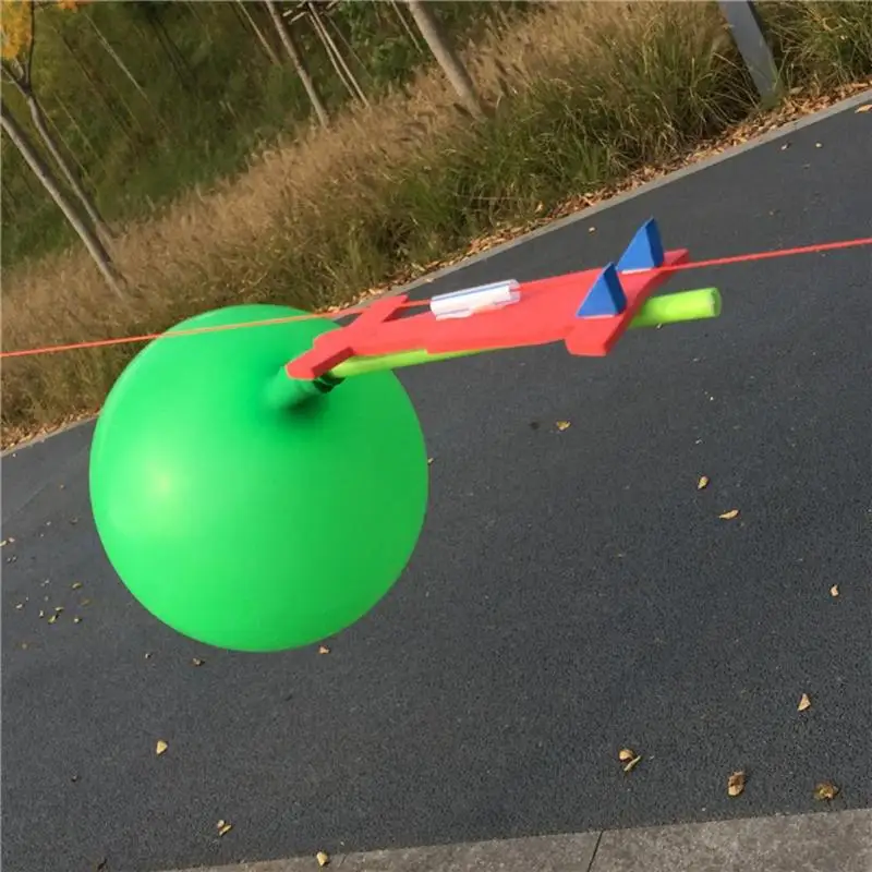 Забавная физическая научная развивающая игрушка DIY воздушный шар ракетный вертолет ручной работы Научно-эксперименты игрушки Творческий материал комплект