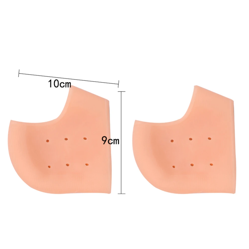 1 пара Силиконовая полоска от натирания на пятку Защитные носки инструмент для ухода за ногами увлажняющие Гелеобразные напяточники носки