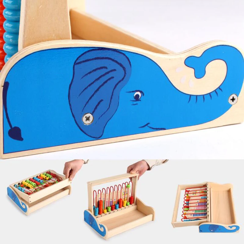 1 комплект креативные Деревянные Детские Обучающие блоки Abacus Игрушки Детская развивающая игрушка арифметическое Обучение игрушки для