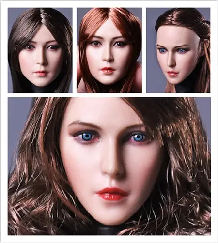 1/6 Scale Figure Accessory Pretty Woman Head Sculpt For 12