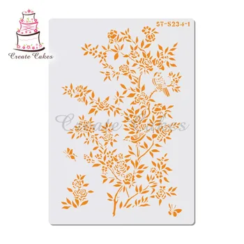 

Flower Decorating Stencil For Walls Painting Scrapbooking Stamp Album Decorative Embossing DIY Craft Paper Card Flower Template