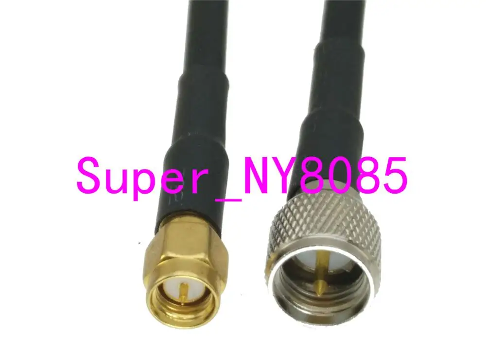 Кабель RG58 Mini UHF miniUHF штекер к SMA прямой 6 дюймов ~ 20 м|Соединители| |