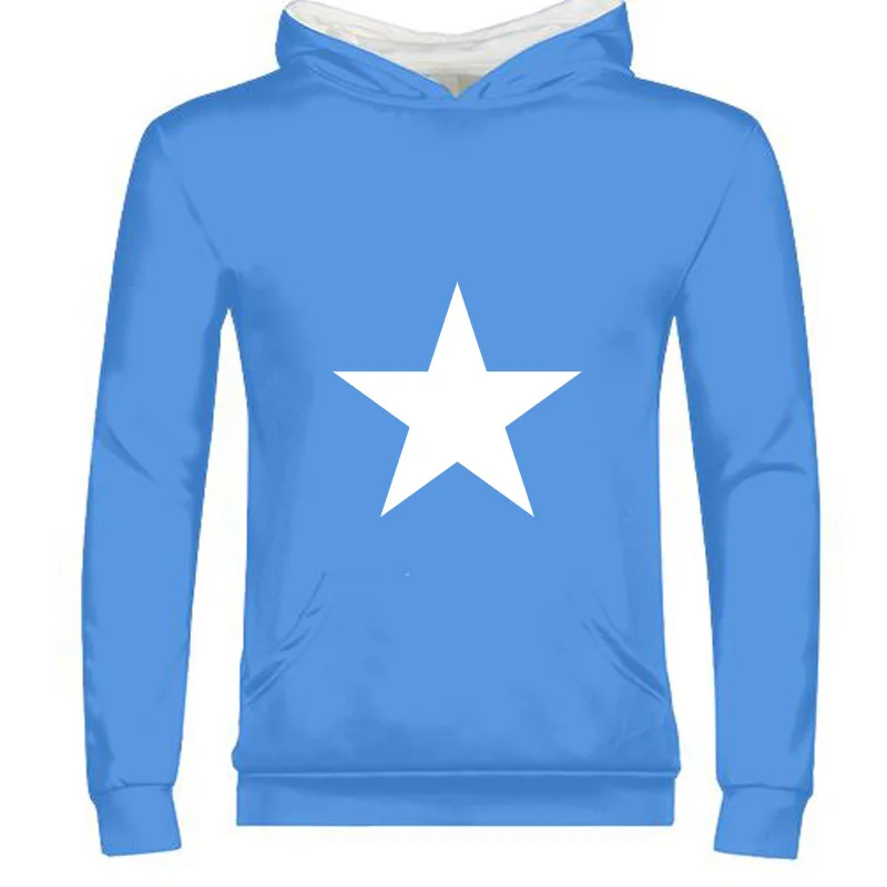 

SOMALIA male custom name number photo zipper sweatshirt nation flag soomaaliya federal republic somali print text boy clothing