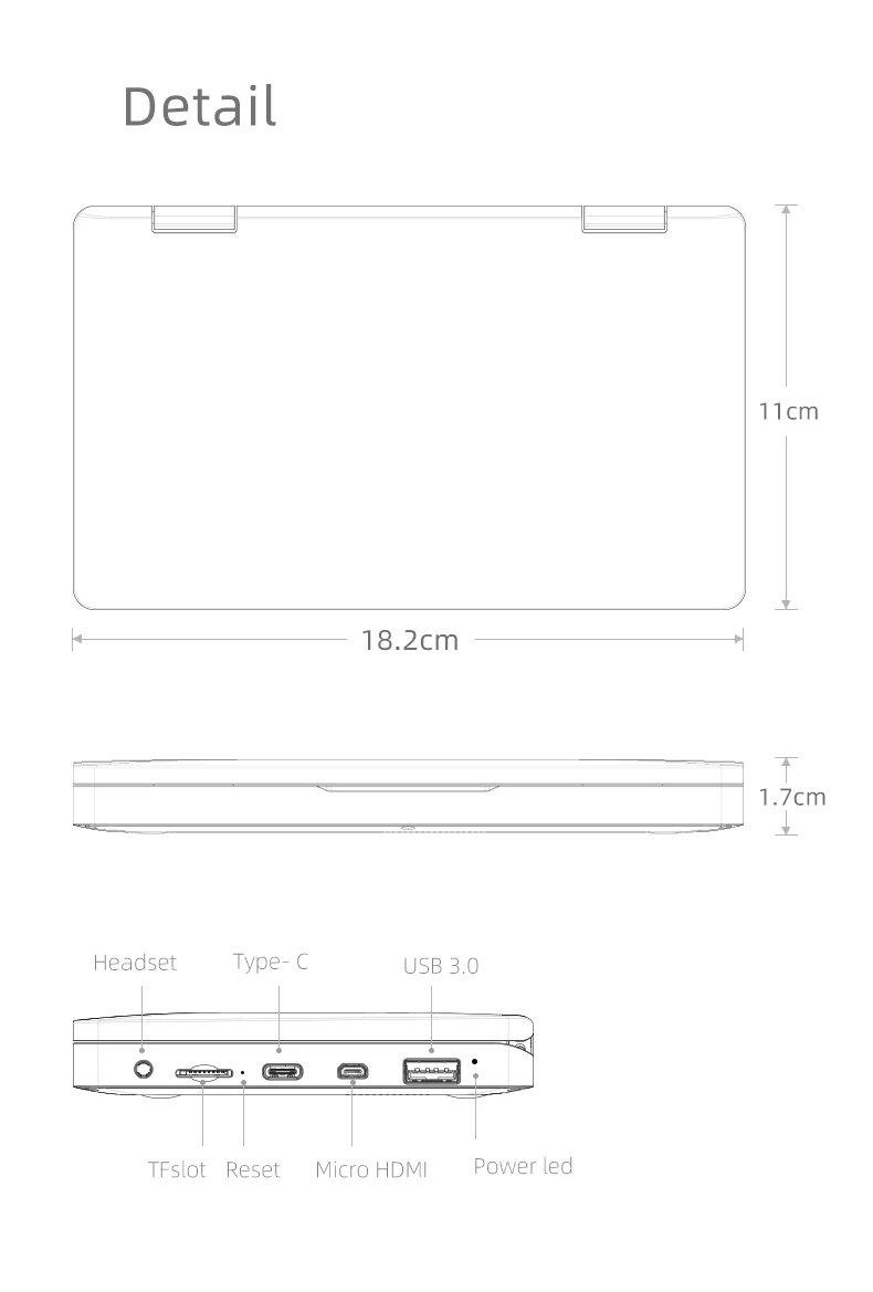 Один нетбук 7 "ладонь планшеты PC 360 Йога 2in1 ноутбук intel X5-Z8350 один микс с Bluetooth ips экран Клавиатура подсветкой м 2 м кэш