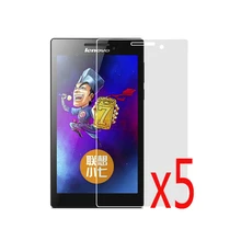 5x пленки+ 5x одежда, антибликовый матовый экран протектор Защитная пленка охранники для Lenovo Tab 2 tab2 7,0 a7-10f A7-20F 7"