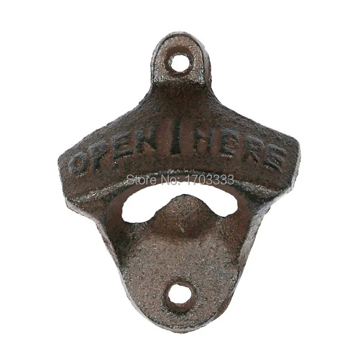 01 Wall Opener Hanging Hook Beer Bottle Openers Mount Copper Cap