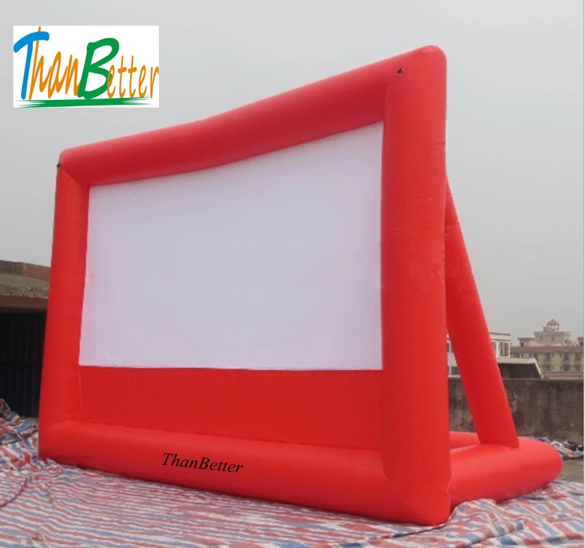 

16:9 Outdoor Movie inflatable mobile screen, Inflatable Air Screen, inflatable television screen