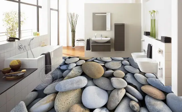 non slip bathroom flooring rubber custom floor wallpaper modern stone 3d decals pvc waterproof nonslip bathroom non slip bathroom flooring rubber custom floor wallpaper modern stone 3d decals pvc waterproof nonslip bathroom