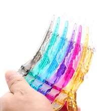 Красочные зажимы для волос Крокодил заколки для волос салон фиксации зажимы для волос DIY парикмахерские инструменты цвет случайный