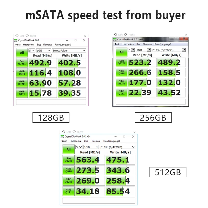 KingSpec mSATA SSD твердотельный диск SATA III 64 ГБ 120 ГБ 128 ГБ 240 ГБ 256 ГБ 500 ГБ 512 ГБ 1 ТБ ssd жесткий диск для ноутбука нетбука