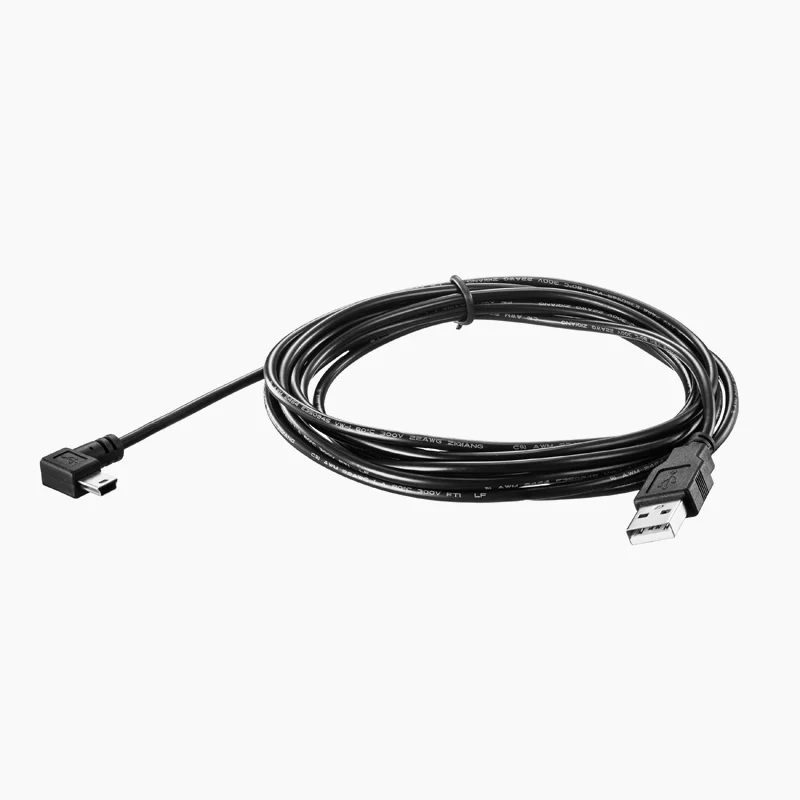 50pcs/lot free shipping Right turn 3m/5m USB 2.0 to Mini 5 pin M/M power supply Cable A Male To 5P B For GPS | Компьютеры и офис