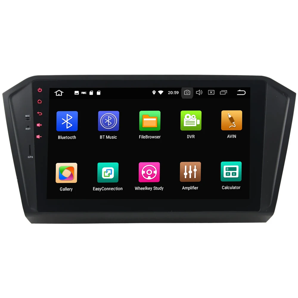 Clearance 10.1" IPS Octa Core 4G Android 8.1 4GB RAM 64GB ROM RDS FM Car DVD Player Stereo GPS Glonass For Volkswagen VW Passat 2015 2016 1