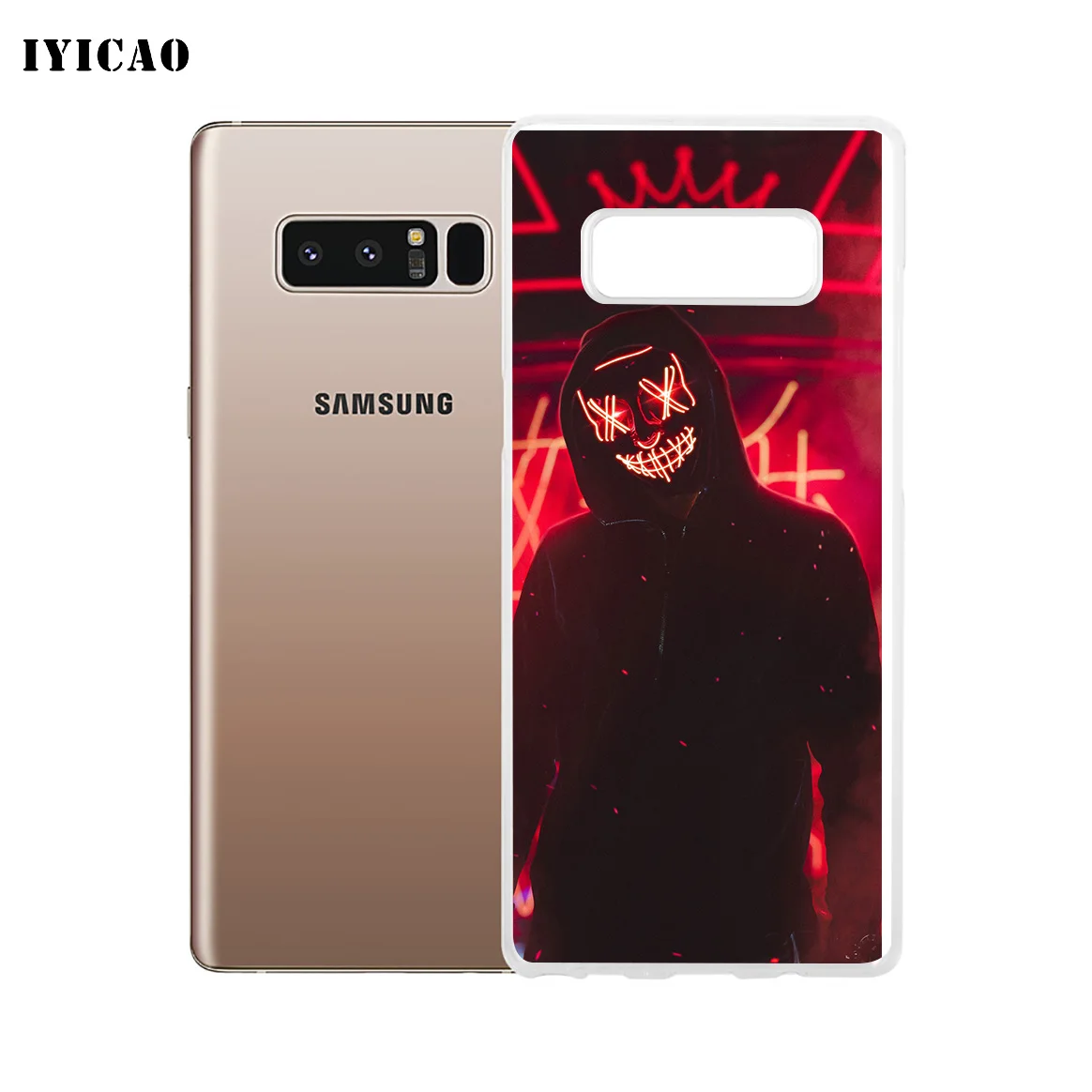 IYICAO Marshmello DJ Мягкий силиконовый чехол для телефона Samsung A5 A6 Plus A7 A8 A9 J3 J5 J7 Note 8 9 TPU