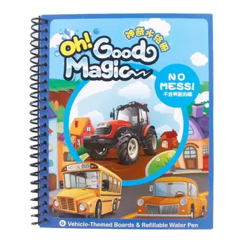 

5 Themed Boards Reusable Magic Water Drawing Coloring Book Doodle With Pen Painting Drawing Board Kids Children Education Toy