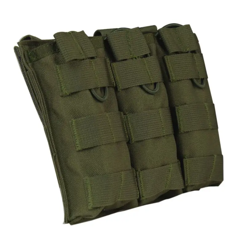 Тактический MOLLE тройной открывающийся чехол для журналов FAST AR M4 FAMAS Mag Pouch военный Пейнтбольный инвентарь