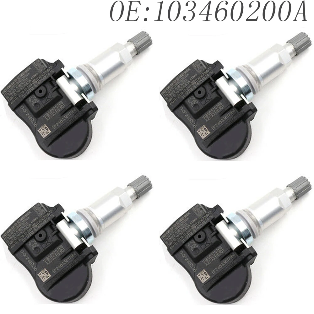 Us 450 4 Pcs Car Tpms Tire Pressure Monitor Sensor System For Tesla Model S Model X In Tire Pressure Alarm From Automobiles Motorcycles On
