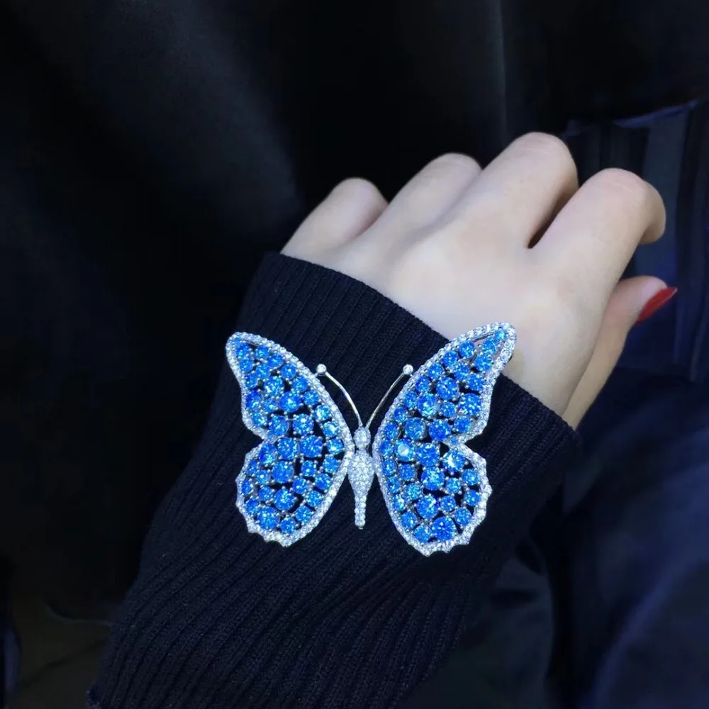 Женская Брошь в виде насекомого из серебра 925 пробы|jewelry pins brooches|fine jewelryjewelry brooch |