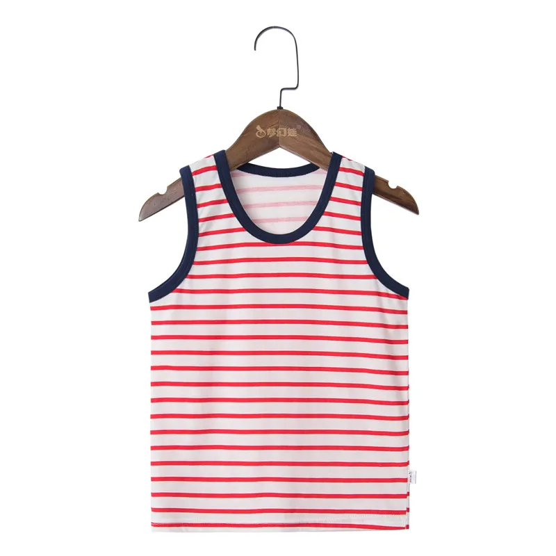 T Shirt for Boys Fruit Watermelon Cotton Baby Girl Boy Animals Duck Fox Sleeveless Tops Tee Summer Children's Clothes 0-6Y - Color: 07-P