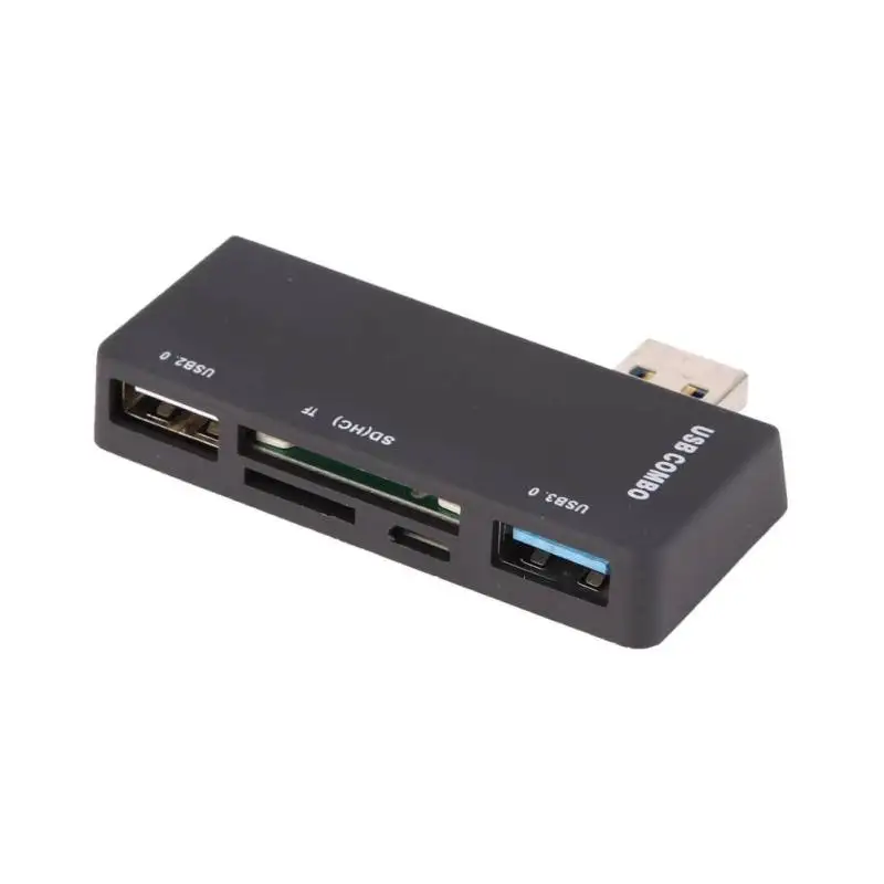 5 в 1 USB 3,0 концентратор и кардридер комбинированный адаптер USB 3,0/2,0 концентраторы SD TF карт-ридер для телефона ПК ноутбук поверхность Pro 3/4