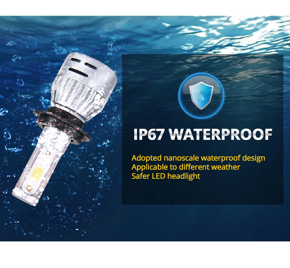 H4 LED Bulb Car Headllight LED H4 Hi lo Beam 4300K 8000K 12V Auto Headlamp Lamps Universal 8000LM 6500K White Car Led H4 Light (16)