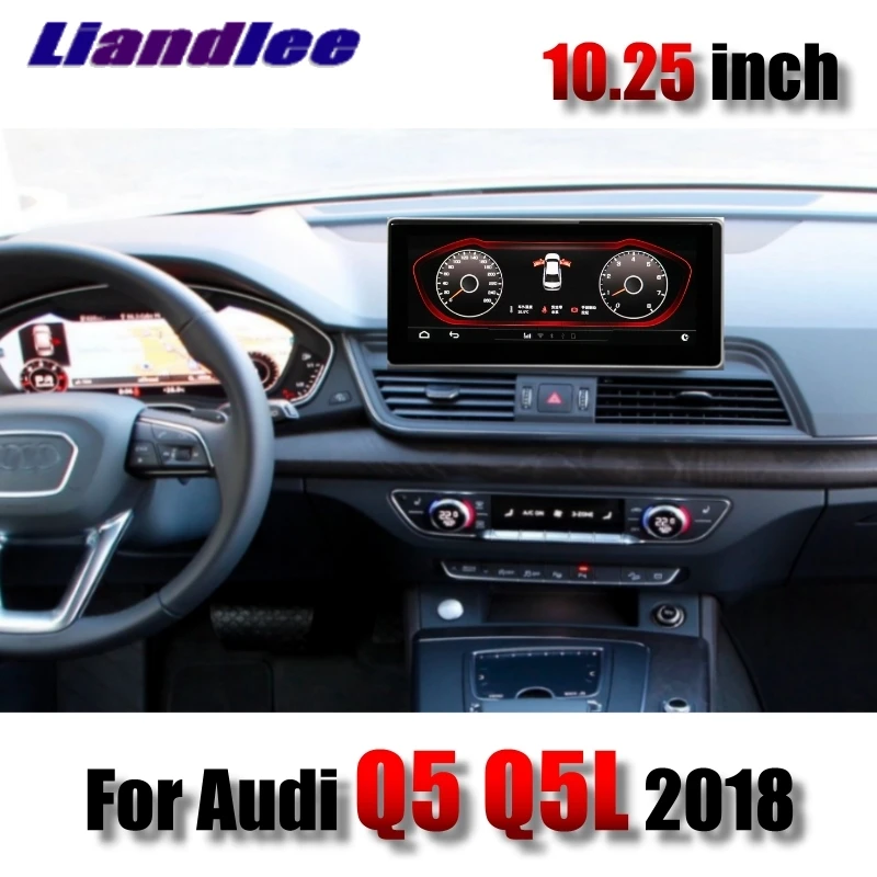 For Audi Q5 Q5L FY 2018 Liandlee Car Multimedia 1G2G RAM CarPlay 10.25 inch WiFi GPS MAP Radio Original System Navigation NAVI 4