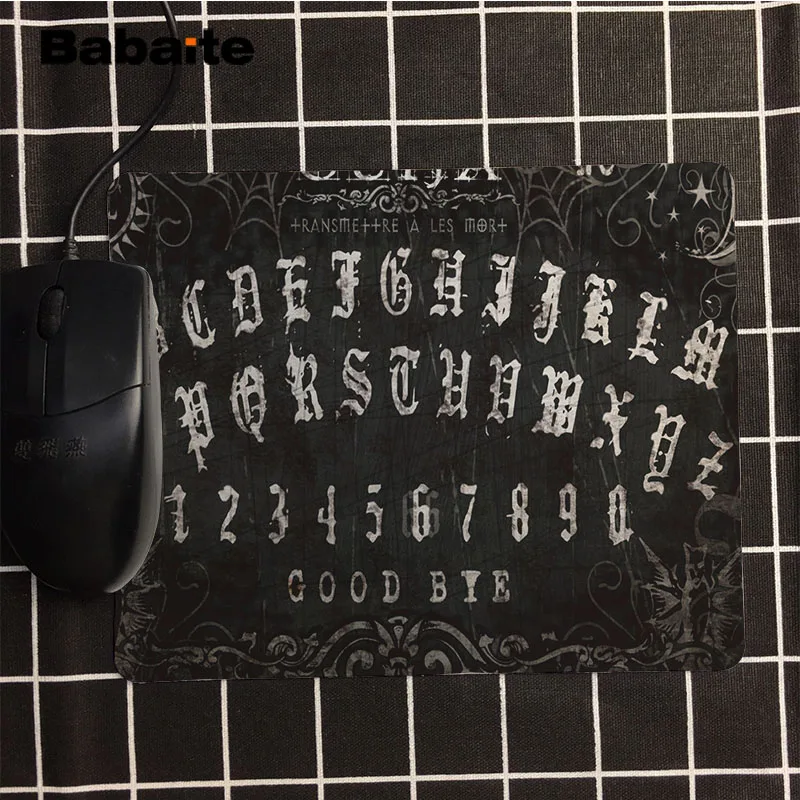 Babaite Custom Ouija доска высокая скорость коврик для мыши игровой или офисный игровые коврики для мыши Коврик для мыши геймер Прямоугольный Коврик для мыши