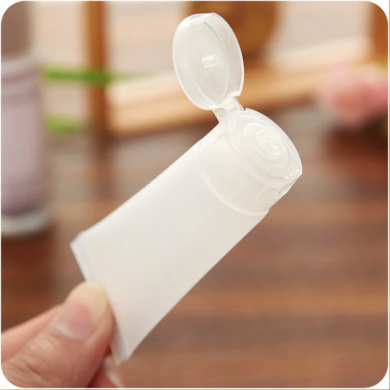 30 шт/20 Вт, 30 Вт, 50/100 мл Портативный пустой гладкая косметические тюбики крем лосьон для путешествий, очищающее средство для зубной пасты контейнеры для путешествий для заполнения бутылок