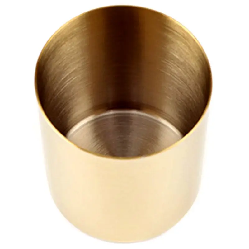 

Gold vase round pen holder storage craft decoration