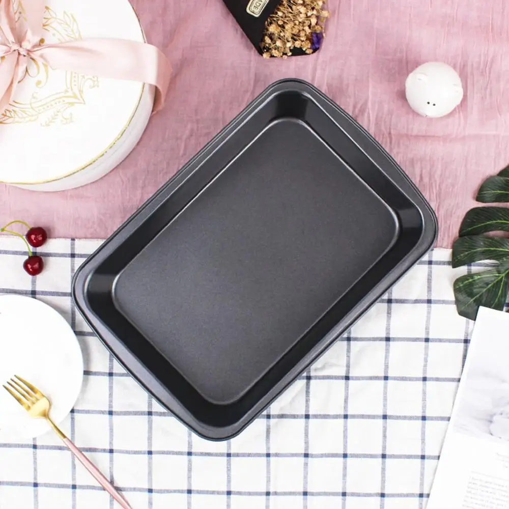 

Rectangular Non-Stick Barbecue Tray Barbecue Cake Tray Baking Roast Chicken Dish Cake Mould Oven Baking Tray Kitchen Supplies