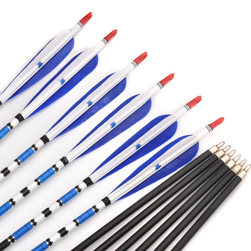 Стрелы Spine 500 карбоновые для охоты 31 дюйм 6/12/24 шт.|spine 500|carbon arrows spinearrow |