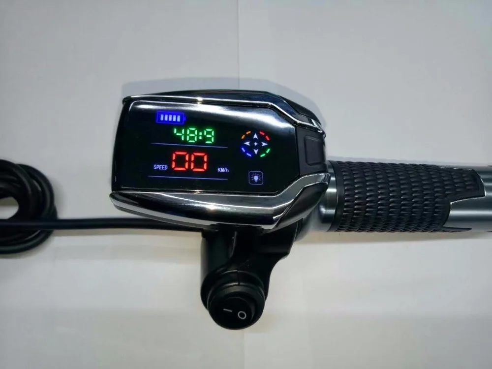 Top twist throttle with lock/key&24v36v48v60v72v LCD display+battery indicator electric bike accessory MTB tricycle scooter parts 2 Top twist throttle with lock/key&24v36v48v60v72v LCD display+battery indicator electric bike accessory MTB tricycle scooter parts 2