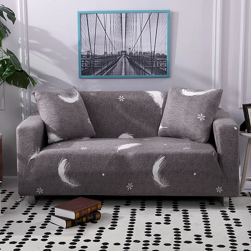 

Stretch Slipcover Sectional Elastic Sofa Cover spandex for Living Room Couch Cover L shape Armchair Cover 1/2/3