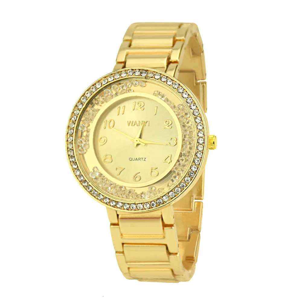 

Hot Sales Geneva Brand Rose Gold&Gold&Silver Watch Women Fashion Crystal Diamond Quartz Wristwatches Women Clock Montre Femme