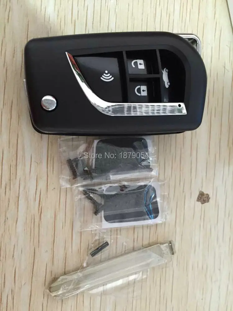 Toyota Camry Modified remote key shell 4 buttons (3 buttons )(13).jpg