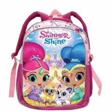 Рюкзак Shimmer Shine для мальчиков и девочек, школьные сумки FNAF, рюкзак Shimmer Shine, школьная сумка, Детские Мультяшные сумки для детского сада