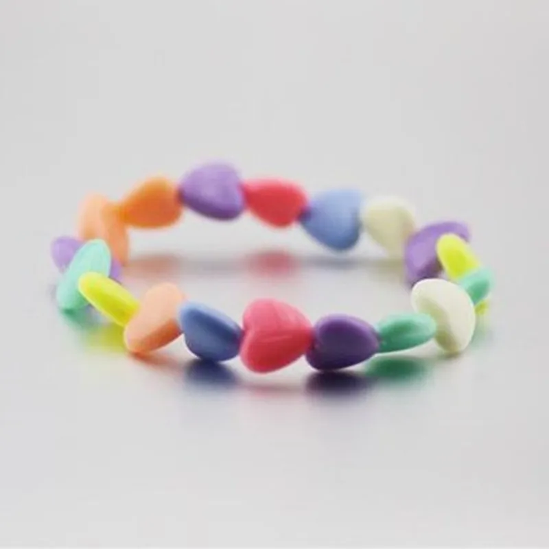 100 шт. Детские креативные DIY игрушки ручной работы бусы для одежды тканые сердечки