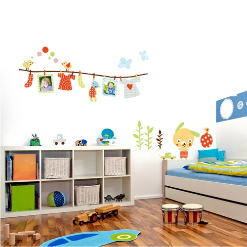 1 set 32*40 Inch Kids Bedroom Decorative Cartoon Wall Stickers Creative