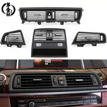 Автомобильный Кондиционер вентиляционное отверстие гриль розетка панель с хромированной пластиной для BMW 5 серии F10 F18 LHD передний ряд ветер левый центр правый