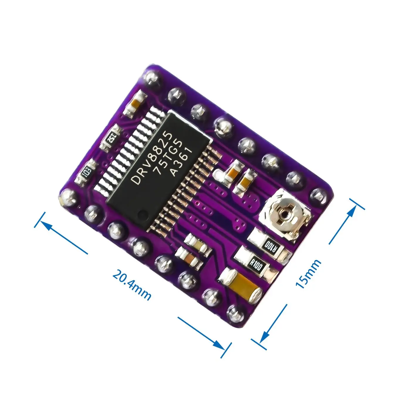 

3D Printer Stepstick Drv8825 Stepper Motor Driver Reprap 4 PCB Board