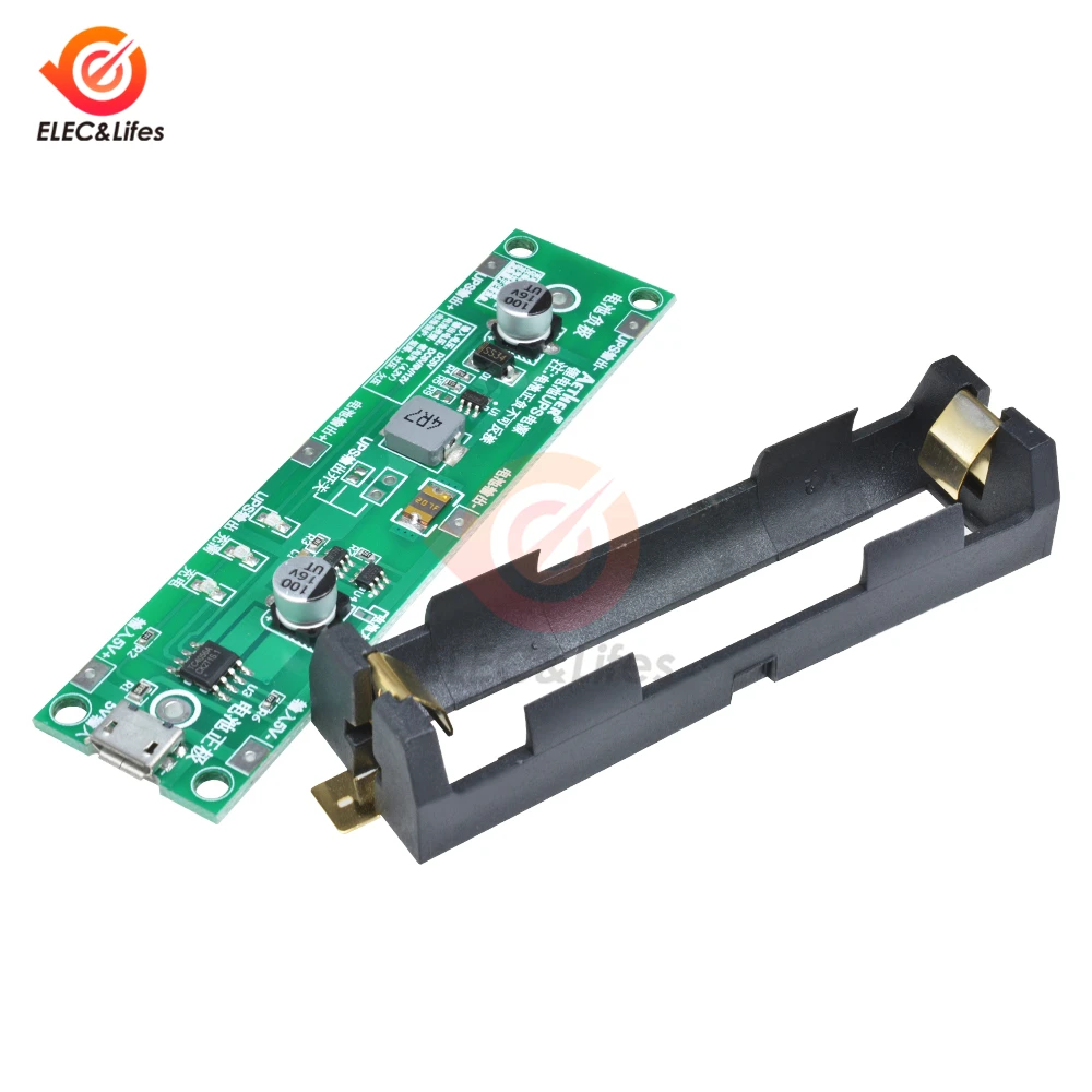 Микро USB повышающее зарядное устройство 18650 литиевая батарея Защитная плата