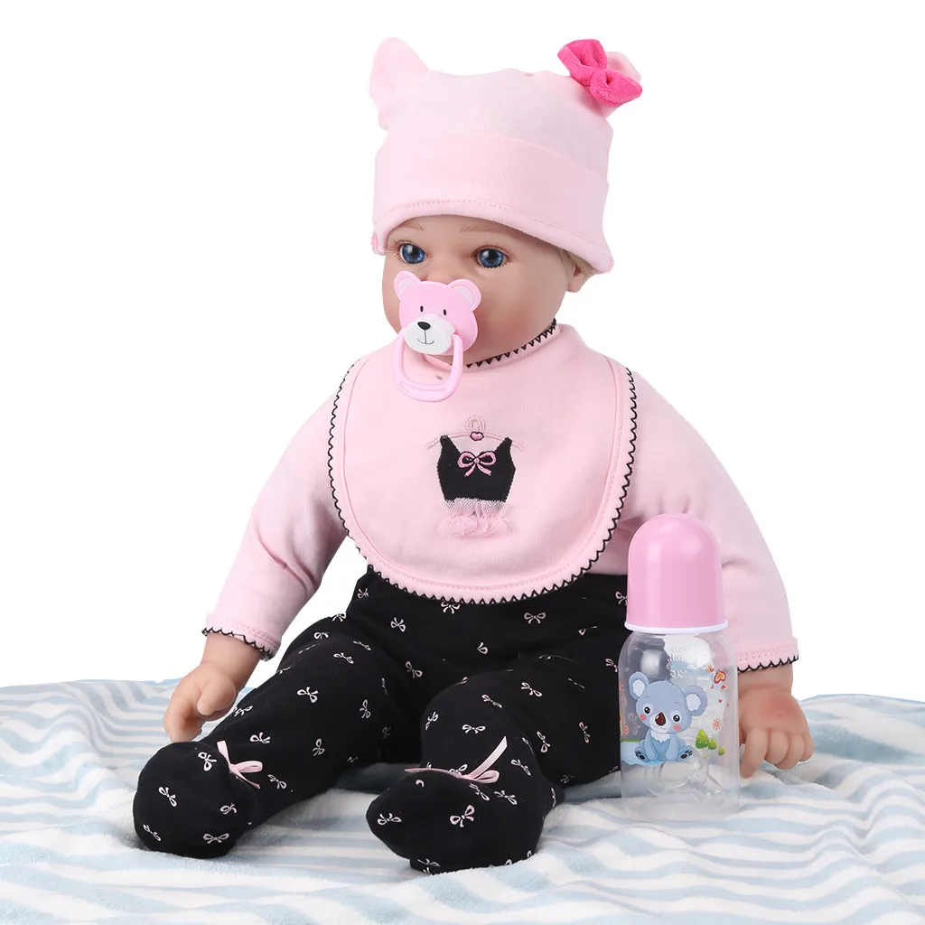 Buy 50cm Reborn Silicone Baby Dolls Lifelike Baby Doll