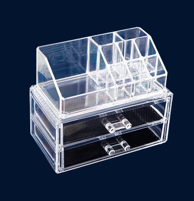 clear storage bins for makeup