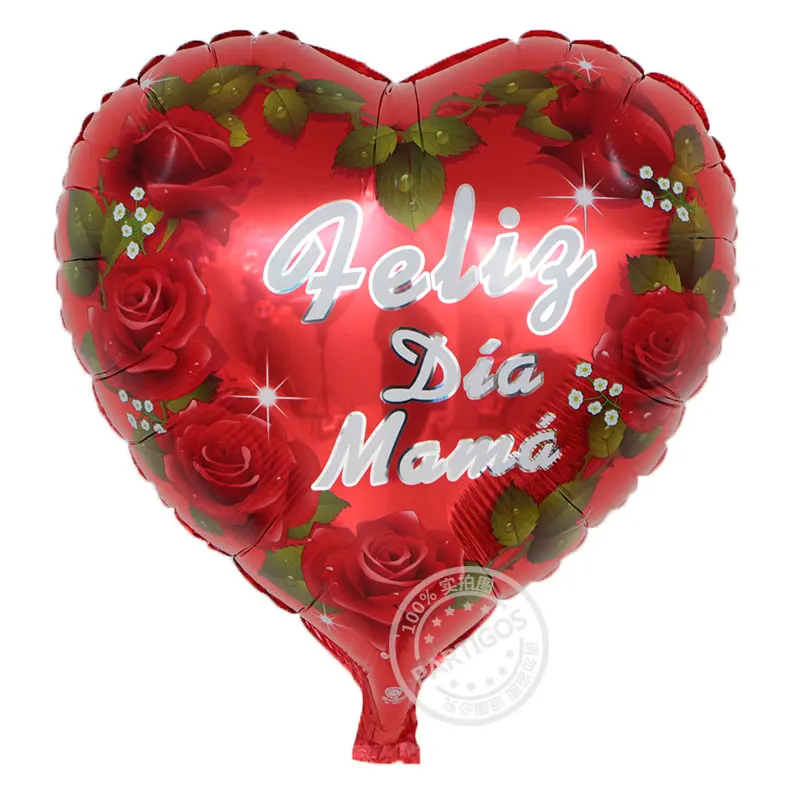10 piezas unids 18 pulgadas impreso español madre lámina Globos Día de la madre forma de corazón helio amor Globos decoración mamá globo regalos Balaos 10 piezas unids 18 pulgadas impreso español madre lámina Globos Día de la madre forma de corazón helio amor Globos decoración mamá globo regalos Balaos