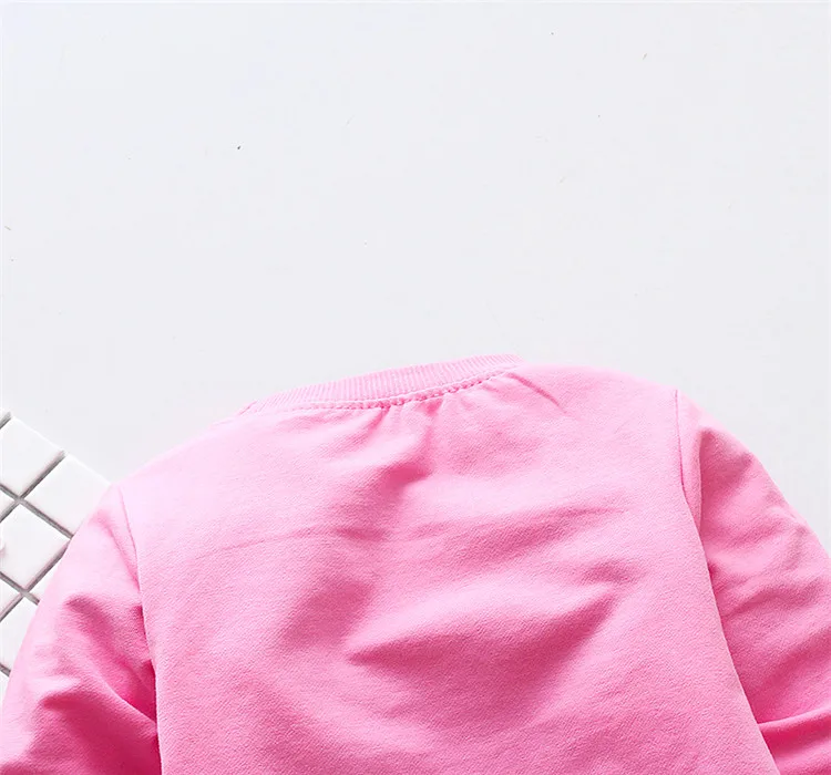 Fanfiluca/футболка для девочек; Осенняя брендовая футболка с длинными рукавами для маленьких девочек; рубашки с надписью «Love»; одежда для детей; блузка