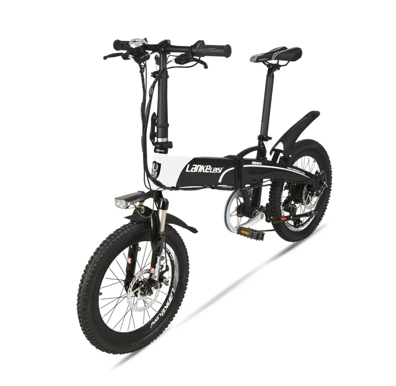 Excellent 2019 New, Lankeleisi Brand, Folding Electric Bicycle, 20", 48V/10A, 240W, Hidden Battery, Aluminum Alloy Frame, Mountain Bike 19